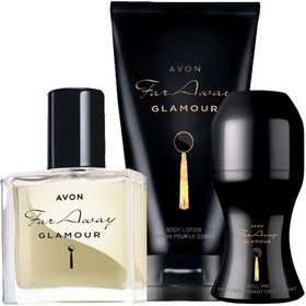 Resim AVON Far Away Glamour Edp 30ml Bayan Parfüm 3lü Set 