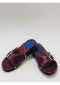 Resim Vixen Pro Anatomik Hakiki Deri,air Taban,topuk Dikeni,kemik Çıkıntısı Ortapedik Bayan Terlik Siyah 