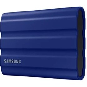 Resim Samsung Taşınabilir SSD T7 Kalkanı, 2 Tb, USB 3.2 Gen.2, 1.050 Mb/s Okuma, 1.000 Mb/s Yazma, Mac, Pc ve Akıllı Telefon Için Dış Mekan Sağlam Harici Sabit Sürücü, Mavi, MU-PE2T0R/EU 
