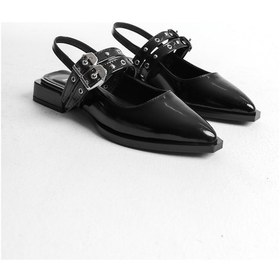 Resim Hazel Kadın Zımba Tokalı Sandalet A006-k006 Siyah 