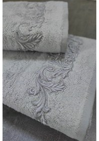 Resim Bambu Yumuşak & Su Emici Havlu Seti, Tivoli Cloé Banyo Havlusu Gri 