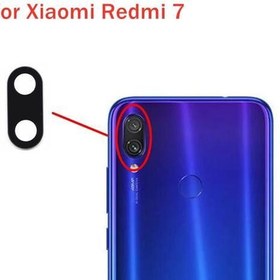Resim Xiaomi Redmi 7 Arka Kamera Camı (Çıtasız Sadece Cam) 
