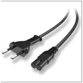 Resim Teyp Fişi Güç Kablosu 2 Uçlu 1M 