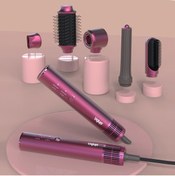 Resim Go İthalat AİR BRUSH 5İN1=BUKLE-HACİMLE-DÜZLEŞTİR-2-FIRÇA SAÇ KURUTMA - ŞEKİL MAKİNESİ 1300W3-KDM.HIZ SICAKLIK 