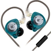Resim KZ EDX Pro X Dinamik Sürücü HiFi IEM Kablolu Kulak İçi Kulaklık (Mikrofonlu) 