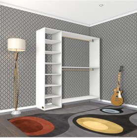 Resim Kenzlife giysi dolabı abdurrahman 180*180*40 byz gardırop 