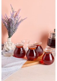 Resim Perotti Emirgan 6lı Çay Bardağı Seti 200ml 40195 Şeffaf 