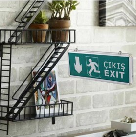 Resim Cata CT-9167 3W Exıt Çıkış Armatürü Ledli 3 Saat Akülü 