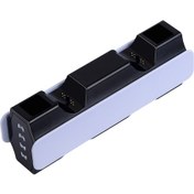 Resim Samdoo Ps4/ps5 Kol Şarj Aleti, 2 Saat Hızlı Şarj, Siyah Abs Materyal, Kol Desteğiyle Şarj Cihazı 