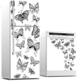 Resim Buzdolabı Ve Bulaşık Makinesi Takım Sticker 0256 