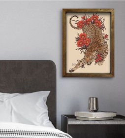 Resim Bk Gift Yatak Odası Konseptli Doğal Masif Ahşap Çerçeveli Tablo 4 (551111806) 