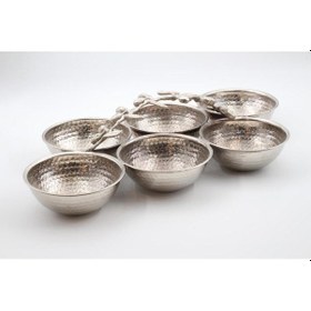 Resim El Yapımı Çekiç Dövmesi 6 Lı Çerezlik %100 Saf Bakır Bakır 