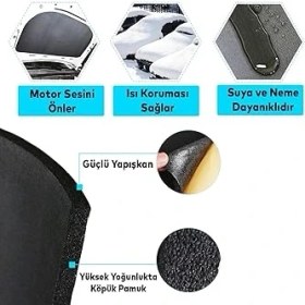 Resim Metre Yapışkanlı Araç Oto Ses Isı Yalıtım Izolasyon Bandı Bant Epidyen Sünger En 30 mm Kalın 4 mm 