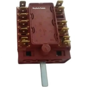 Resim FullYedek Dominox Şalter Ankastre Fırın 6 Konum Kademe Anahtarı 6 Konum + Off 