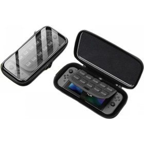 Resim Zljnx Nintendo Switch Lite Görsel Saklama Çantası Bavul, Şeffaf Ekranlı, 10 Oyun Saklama Alanı Siyah (Yurt Dışından) 