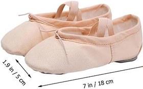 Resim PLAFOPE 1 Çift Santa Şapka Kız Bale Ayakkabıları Bale Terlik Çocuk Dans Ayakkabıları Bale Dans Ayakkabıları Yoga Ayakkabıları Taban Bale Ayakkabısı Çocuklar Için Bale Ayakkabıları 