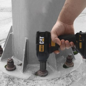 Resim Cat DX72 18VOLT/4.0AH Li-Ion Çift Akülü Şarjlı 350NM Kömürsüz Profesyonel Somun Sıkma 