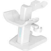 Resim Quartz Realm Meta Quest 3 Kulaklık Denetleyicisi Için Şarj Dock, Meta Quest 3 Şarj Standı Için Mount Station Vr Ekran Standı (Yurt Dışından) 