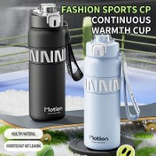 Resim 1 adet Paslanmaz Çelik İzoleli Su Şişesi 600ML/800ML, Pipetli, Tekrar Kullanılabilir Dikdörtgen Şekilli Bardak, Elde Yıkanabilir, Kırma Dirençli, Çok Amaçlı, Dış Mekan Sporları, Seyahat, Kamp, Yetişkin Doğum Günü Hediyesi için İdeal 