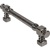 Resim Doğanlar Füme 128 mm Çekme Mobilya Kulpu (04 013 347005128) 