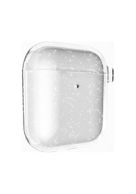 Resim Goocamp Apple Uyumlu AirPods Allstar Airbag 32 Parlayan Simli Saydam Renkli Kılıf-şeffaf Şeffaf 