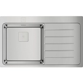 Resim Teka Zenit Rs15 1B 1D R 86 Auto Sağ Damlalıklı Tezgah Üstü Eviye 