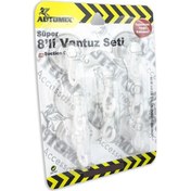 Resim Automix 8 Li Küçük Vantuz Seti Ev Banyo Cam Ve Araç İçin Askı Ve Düzenleme Aparatı universal 