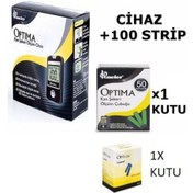 Resim Optima Cihaz + Optima Strip + Opticlix Lanset 