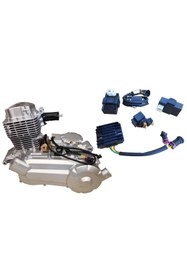 Resim SEVGENT Atv Lx200 Alt Motor Komple Dik (Elektrik Aksamları Dahil) 