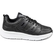 Resim Jump 27878 Siyah - Beyaz Kadın Sneaker Günlük Spor Ayakkabı 