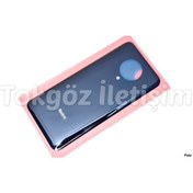 Resim Tkgz Xiaomi Poco F2 Pro Arka Kapak Batarya Pil Kapağı Cam Siyah 