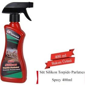 Resim Fiawax Süt Silikon Torpido Parlatıcı Sprey 400ml 