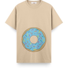 Resim Donut Boy - Hamile Regular Tshirt - Bej / XS / Regular 