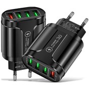 Resim 4 Usb 45 W Usb Şarj Aleti Hızlı Şarj Qc 3.0 Duvar Şarj İphone Uyumlu 15 14 Samsung Uyumlu Eu Charger 1 Adeat 