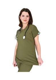 Resim Haki Likralı Üst Forma 