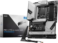 Resim PRO Z790-A MAX WIFI Z790 DDR5 (Vga Yok) GLan 2.5G ATX DP HD M2 WIFI BT TYP-C 1700p Anakart MSI