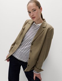 Resim Blazer Ceket - Renksiz / 16 