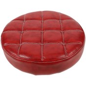 Resim Round PU Cushion Stool Pad Replacement for Bar Stools – , Wear Resistant, Smooth Surface for Kitchen, Dining Room & Events 
