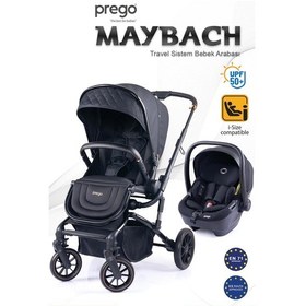Resim Prego Maybach İ-size Uv Tenteli Bebek Arabası Siyah 2405 