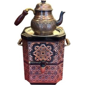 Resim Allians Paslanmaz Çelik Jelli Semaver ile Sıcak Çay Keyfi 