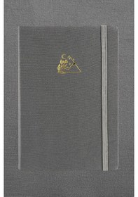 Resim Victoria's Journals Bujo Kraft Keten Defter 96 Yaprak A5 150 Gr. Kraft Çizgili Gri 
