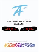 Resim aksesuar folyo tasarım Seat İbiza Hb-6 2002-2008 Stop Folyo 