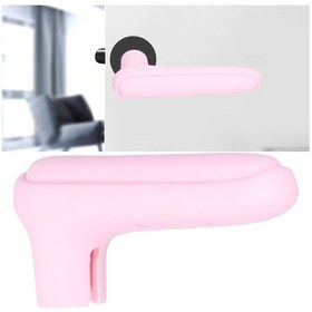 Resim Jeemson Yumuşak Silikon Kapaklı Çocuk Güvenlik Kapısı Kolu Koruyucu - Antistatik, Yüksek Kaliteli, Çarpma Önleyici Pembe 