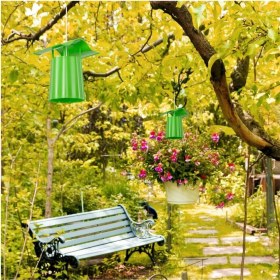 Resim Yeşil Renkli Dekoratif Ağaç Feneri ile Ortamınıza Doğal Şıklık Katın 