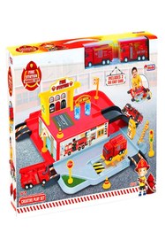 Resim a v d a Itfaiye Oyuncak Garaj Seti Pisti - Otopark - Istasyon Araba Oyun Seti 