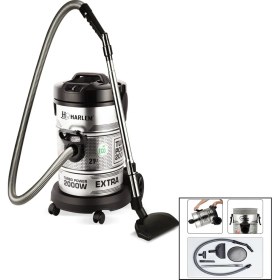 Resim MERİVİA Allproduct TR Torbasız - Kuru Vakumlu - Metal Kasa Elektrikli Süpürge 21LT - 2850W HSV-622DVC (5405) 