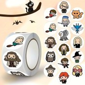 Resim Sıcak 500 adet Harry Potter Çıkartmaları Rulosu - Parlak Kırmızı Karikatür El Kitabı Tasarımı, Tekrar Kullanılabilir Kendinden Yapışkanlı Çıkartmalar Dizüstü Bilgisayarlar, Telefonlar, Su Şişeleri için - Hayranlar için Mükemmel Doğum Günü Hediyesi, Telefon Çıkartmaları, Canlı Çıkartma Tasarımları, Parlak Bitiş Çıkartmaları 