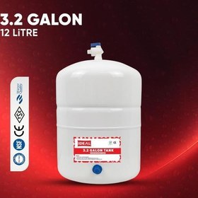 Resim Su Arıtma Cihazı İçin Su Tankı Deposu (3.2 Galon 12 Litre Tank) 