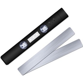 Resim Yaleker Siyah Oto Ambiyans Lambası Usb Şarjlı 3w 5v Renkli Led Ses Kontrollü Mıknatıslı 300mah Pil D88 Kontrolsüz Diğer 