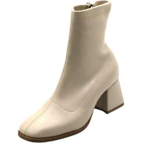 Resim 2001 De Scario Kadın Deri Bot Bej 